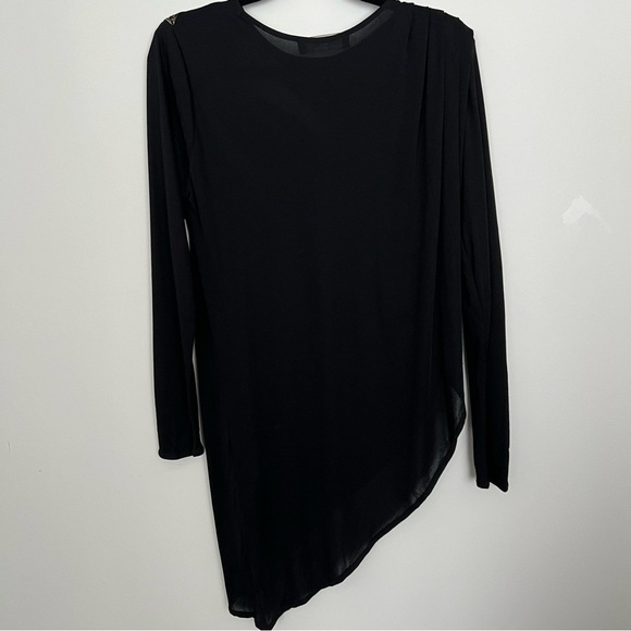 Laurence Corsin for Studio Mode Paris Asymmetrical Black Top Made in France  M/L - Picture 7 of 11